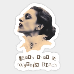 The lady is a vamp Sticker Sticker